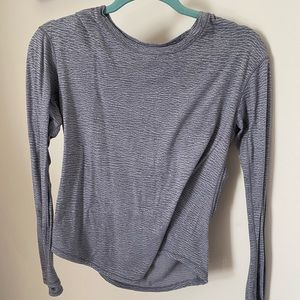 Grey zebra lulu long sleeve